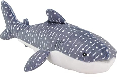 Wild Republic Ecokins Mini Walhai, Kuscheltier aus Stoff, Nachhaltiges Spielzeug, Baby Geschenk zur Geburt von Jungen und Mädchen, Stofftier 20 cm