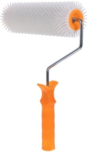 1 Pc rodillo solera de púas autonivelante pintura decorativa deshuesador de cerezas herramienta de pincel Deflación rueda de desplazamiento rastrillo maestra el plastico