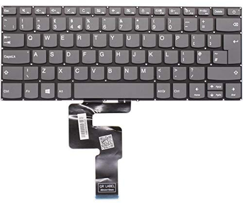 WIKIPARTS* New UK Layout English Laptop Keyboard Replacement For Lenovo V330-14ARR V330-14ISK V330-14IKB Keyboard Non Backlit