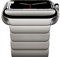 NewWays Cinturino di ricambio per Apple Watch, 41 mm, 40 mm, 38 mm, compatibile con Apple Watch, in acciaio inox, adatto per iWatch serie 9/8/7/6/5/4/3/2/1/SE, titanio