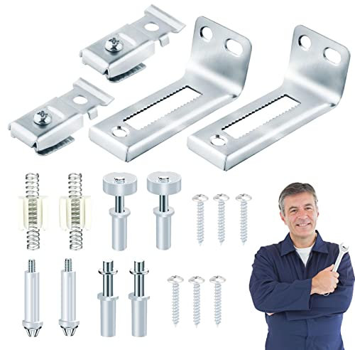 Yatlouba Bifold Door Hardware Repair | 18 Pack Door Lock Opener Tool, Bifold Door Track - Folding Door Hardware Kit, Bifold Door Track, Sliding Doors For Laundry Room