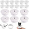 Omsscun 18 Piezas Pasacables Escritorio, 25mm/50mm Tapa Pasacables, Pasacables Mesa, Pasacables Mesa Oficina, Embellecedor Agujero Mesa, Cables Mesa Pasacables para Oficina, Accesorios para El Hogar