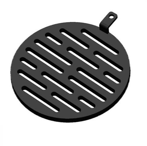 Kaminrost - Passend für Hark Kaminöfen inkl. Modellübersicht - Ascherost Kamin aus massivem Stahl - feuerfest & hitzebeständig - Kaminrost Feuerrost Kaminofen Rost [Ø 185x10 mm]