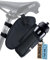 AARON Fahrrad Satteltasche mit Flaschenhalter, Wasserabweisende Fahrradtasche mit Reflektor, Satteltasche für E-Bike, Rennrad, Trekkingrad in schwarz