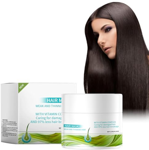 Hair Mask Tiefenreparatur Kollagen Haarmaske, 120 G Arganöl Haarpflege Pflegende Haarmaske Für Welliges Und Lockiges Haar Glatt & Seidig Reconstruct Haarmaske, Glättende Haarkur Gegen Haarbruch