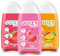 JUIZY WOW Sirup Zuckerfrei | 3 x 65ml Colorful-Mixed - Bis 36L Natürlicher Getränkesirup | Zero Kalorien | Vegan - Pink Grapefruit, Mango Tropical, Strawberry Ice| More Juice - Less Calories