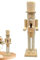 Unfinished Nutcrackers to Paint - Christmas Wooden Nutcracker Soldiers | Creative Puppet Craft Decor Nutcracker Party Supplies for Holiday Housewarming