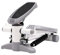 Mini Stepper für Zuhause, Up-Down Swing Stepper mit Power Ropes, Stepper Hometrainer, 2 in 1 Trainingsgerät, Bein/Arm Trainer, Home Fitness Exercise (Grau)
