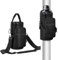 Nuovoware Magnetischer Turnbeutel Wasserflaschenhalter mit Verstellbarem Schulterriemen, 1000ml Magnetische Turnbeutel Flaschentasche Sling, Sling Neopren Organizer Sleeve