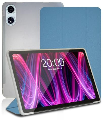 Funda para Teclast T60 Plus 12 Pulgadas, Teclast T60 Plus Tablet Funda, Funda Protectora Plegable con Soporte y Auto Wake/Sleep, Ligera, Protección Total. (Azul)