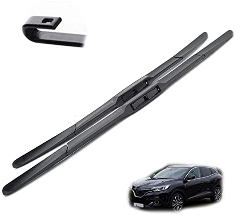 Limpiaparabrisas LHD Escobillas de limpiaparabrisas Delanteras, para Renault, para Kadjar 2015-2019 Parabrisas de Coche Ventana Cepillos de Lluvia 26'' + 17''