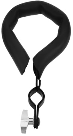 Surnay Notenständer Aufhänger für 2, 2–3cm Stangen Schwarz | Metall mit Gummi, für Spielbetrieb und Ablage, Kompakte Montage, Platzsparende Konstruktion