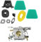 Homeponnew Kit de filtro de aire de carburador para McCulloch para Mac Cat para modelos de motosierra Poulan 350, 351, 352, 370, 371, 390, 391, 401, 420 - Juego de piezas de repuesto
