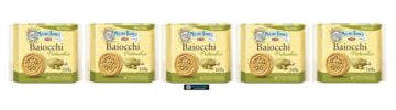 Mulino Bianco Baiocchi al Pistacchio, Biscotti Ripieni, Confezione da 5 x 168 g, Senza Olio di Palma,+ key smarter italy shop service