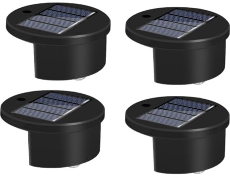 Kueohse 4 Confezioni di Luci per Bordi Piscina Ad Energia Solare per Piscine Interrate, Decorazioni per Piscine Wireless Impermeabili Fuori Terra