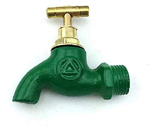 MEVZHH Grifo Grifo de Lavadora de Hierro Fundido de Jardín de Palanca Única para Grifo Deua Fría Única