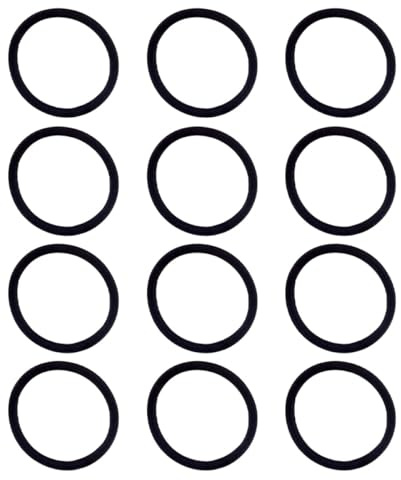 NOLITOY 100 Stück Nahtlose Elastische Haargummis Schwarz für Kleinkinder Kleine Formstabile Haarbänder für Mitteldickes Bis Dickes Haar Haaraccessoires für Alltag Party und Reise