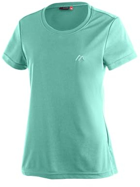 Maier Sports Waltraud, Damen T-Shirt, Funktionsshirt mit Rundhals | Für Wandern und Freizeit, Dryprotec Technologie für schnelles Trocknen, Atmungsaktiv, Perfekt für den Sommer