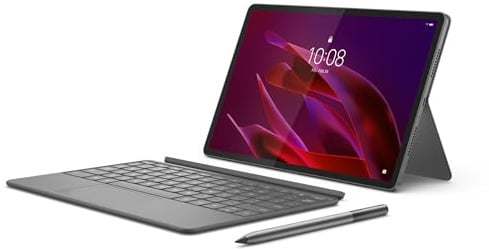 Lenovo Keyboard Pack per Yoga Tab, tastiera 2-in-1 con tasto Smart AI, trackpad Multi-Gesture e digitazione comfort – Grigio Luna