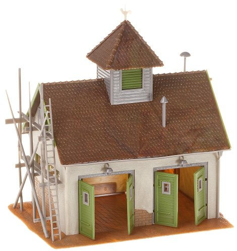 FALLER 130268 - Ländliches Feuerwehrhaus, 13.9 x 3.7 x 22.4 cm