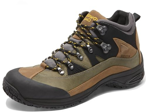 Dunham Men's Cloud Mid Cut Waterproof Boot,Grey,12 2E
