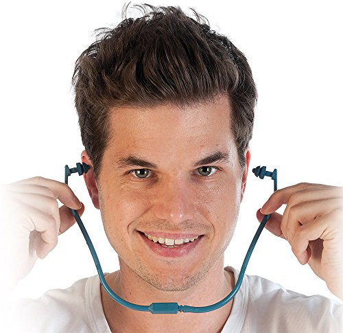 Franz Mensch Nachfüll-Stöpsel für Bügelgehörschutz | detektierbar, 20 Paar, Ersatz-Gehörschutzstöpsel, detektierbarer Bügel und Stöpsel, Lebensmittelecht