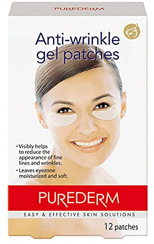 Purederm Anti Wrinkle Under Eye Gel Patches (8 Patches, 4 Pairs)