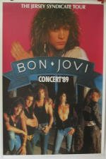 BON JOVI – Jersey Tour 89 – 60 x 86 cm zeigt/Poster