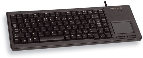 CHERRY XS G84-5500 XS Touchpad Keyboard, Tastatur kabelgebunden USB, Schweizer Layout QWERTZ, schwarz