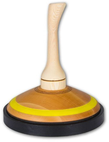 Drechslerei WIMMER Holzeisstock für Herren Colour (gelb)