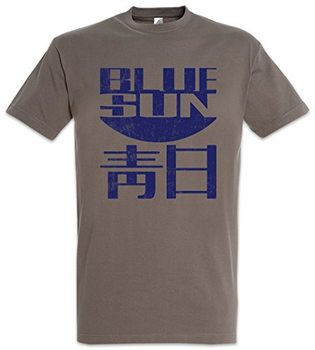 Urban Backwoods Vintage Blue Sun Logo Firefly Herren T-Shirt