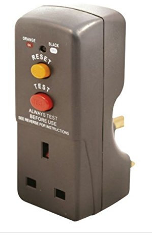Masterplug ARCDKG Safety RCD Adaptor Home Garden Garage Shed