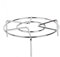 Meleg Otthon Dampfgestell, Dampfgarer, robuster Edelstahl, Metall, multifunktional, 15 cm Durchmesser x 7,9 cm Höhe
