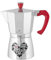 HABI kp2900 Cafetera Dolce Café para 9 Tazas, Aluminio, Rojo/Plata