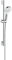 hansgrohe Crometta Set doccia 1 getto EcoSmart 9 l/min con asta doccia 65 cm, bianco/cromo, 26535400