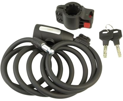 Amig - Cable Black Display | Mortice Lock for Front Doors | Barrel Lock | Surface Mounted Deadlock Door Lock | Door Entry System Mag Bolt | Black