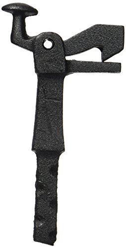 Torhalter | Torfeststeller | Bodenmontage | Größe 1 | Temperguss schwarz lackiert