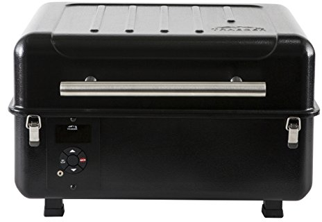 Traeger Grills Ranger tragbarer Holzpellet-Grill und Smoker, schwarz, klein, TFT18KLD