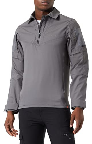 Pentagon Men's Ranger Shirt Casual, Grey (Wolf Grey 08wg), Large (Size:Large)