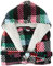 Vera Bradley Damen Cozy Life Bademantel mit Kapuze (erweiterte Größenauswahl) Robe, Ribbons Plaid, XXL XXX-Large