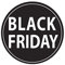 Adhesivo para ventana de tienda black friday ventas descuentos promoción adhesivo viernes negro Adesivo4You.com (negro (Medium 55 x 55 cm.))