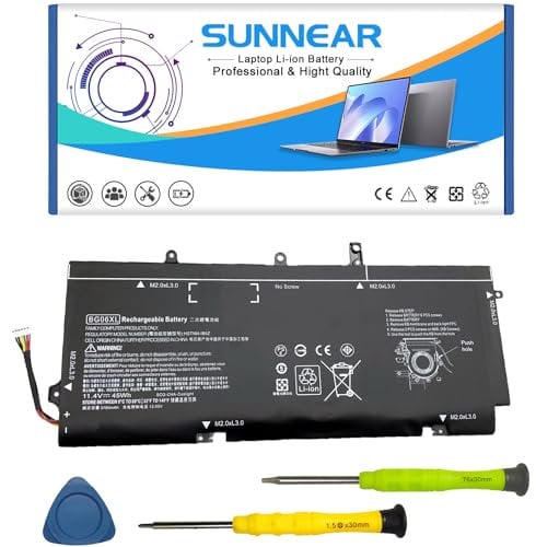 New BG06XL Laptop Battery Replacement for HP EliteBook Folio 1040 G3 Series BG06045XL 804175-181 804175-1B1 804175-1C1 805096-001 805096-005 HSTNN-IB6Z 11.4V 45Wh 3780mAh