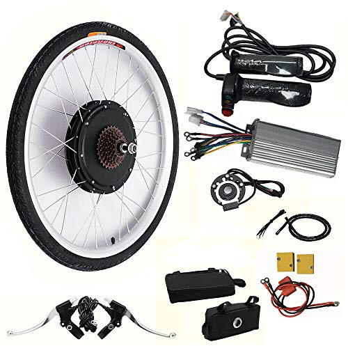 26 Electric Bicycle Conversion Kit Rear Wheel E-Bike Motor Components 1000W 48V