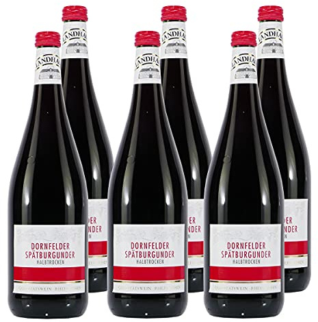 Landhaus Dornfelder Spätburgunder -halbtrocken- (6 x 1,0L)