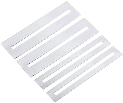 Gitarre Fingerboard Guards Protector Guitar Gitarren Werkzeuge Set Griffbrett Guards Edelstahl Für Dressing Und Polierfänger 4 Stücke Silber