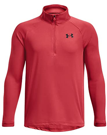 Under Armour Boys Tech 2.0 Half Zip Top Junior Chakra/Black 5-6 Years