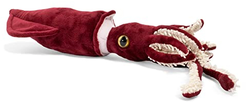 Zappi Co Tintenfisch Plüschtier (30-35 cm) Safari Tiere Sammlung Plüsch Teddy Neugeborenes Kind Erstes Kind Kinder ausgestopft weich kuschelig
