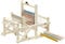 MICKI Webstuhl – DIY Set für Erwachsene – Strick Starter-Set für Kinder – Holzgarnspielzeug für Anfänger - Alter 3+ - 380x280x330 mm.