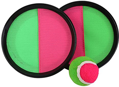 Hsthe Sea Set di Palline in con 4 Palline da Paddle e 2 Palline per Bambini Gioco di Lancio e Cattura Palla in per Uso Interno ed Esterno in Giardino