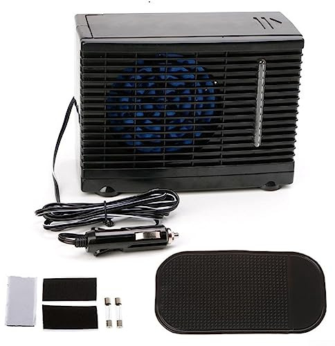 12V Mini climatiseur refroidisseur, climatiseur portable maison et voiture refroidisseur, évaporateur refroidisseur d'eau ventilateur de voiture, ventilateur de refroidissement eau glace climatisation